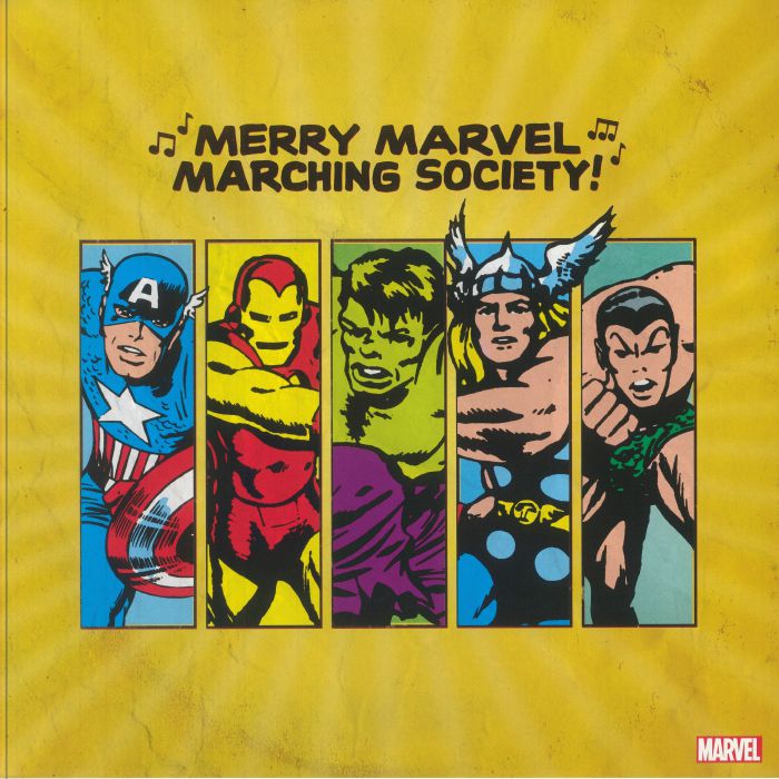 Merry Marvel Marching Society - Vinyl LP vinyl record cover