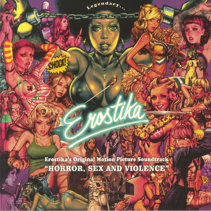 Horror Sex & Violence (Soundtrack) - Pink Splattered Vinyl LP vinyl record cover