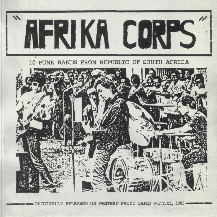 Afrika Corps: 10 Punk Bands From Republic Of South Africa - Vinyl LP vinyl record cover