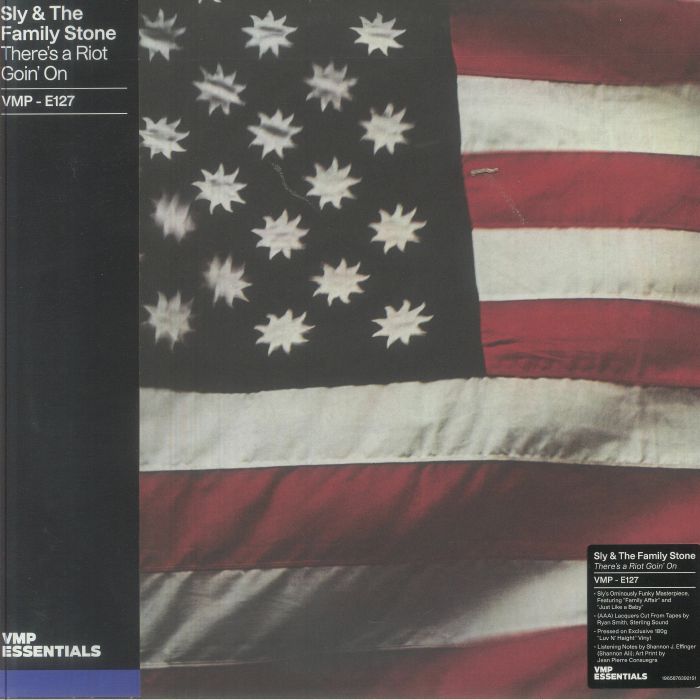 There's A Riot Goin' On - Limited Edition Clear & Red Pinwheel Vinyl LP vinyl record cover