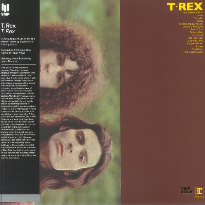 T Rex - Limited Edition Green Vinyl LP vinyl record cover