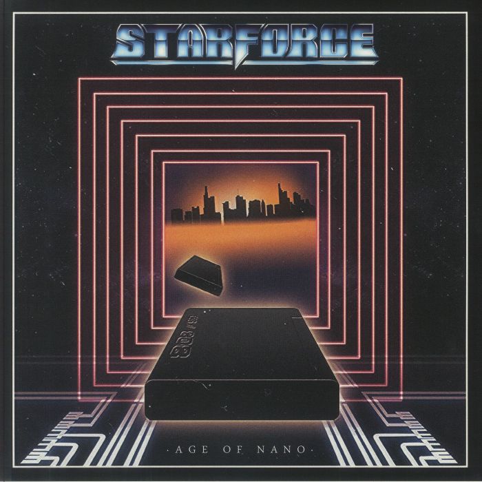 Age Of Nano - Blue Galaxy Vinyl LP vinyl record cover