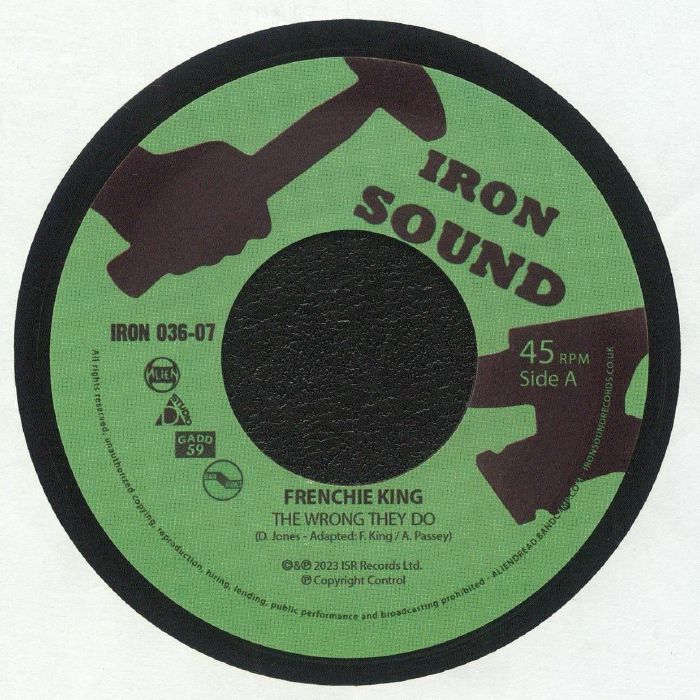 The Wrong They Do - Vinyl Single vinyl record cover