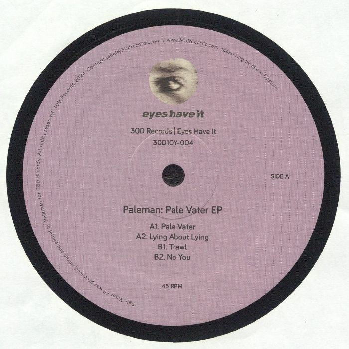 Pale Vater - Vinyl EP vinyl record cover
