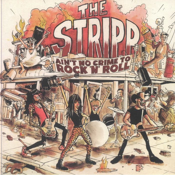 Ain't No Crime To Rock N Roll - Vinyl LP vinyl record cover