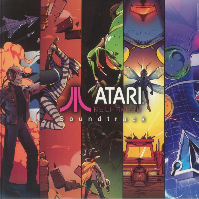 Atari Recharged (Soundtrack) - Pink & Blue Vinyl 2xLP vinyl record cover