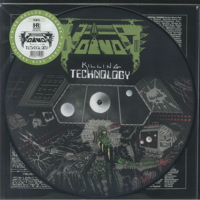 Killing Technology - Limited Edition Picture Disc LP vinyl record cover