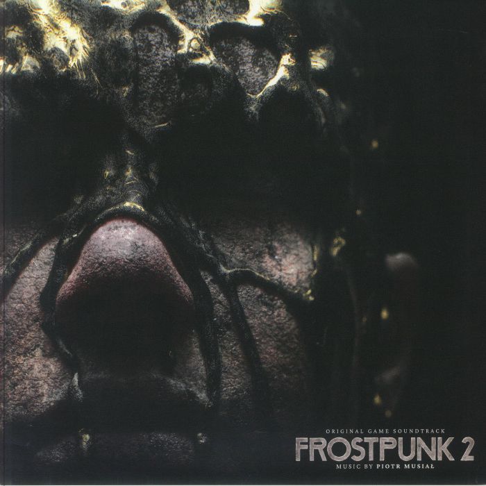 Frostpunk 2 (Soundtrack) - Gold & Black Splatter Vinyl LP vinyl record cover