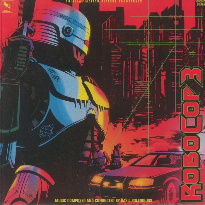 Robocop 3 (Soundtrack) - Deluxe Edition Yellow Vinyl 2xLP vinyl record cover