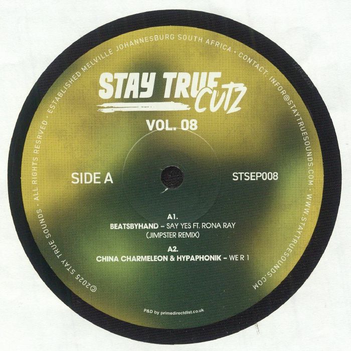 Stay True Cutz Vol 8 - 12" Compilation vinyl record cover