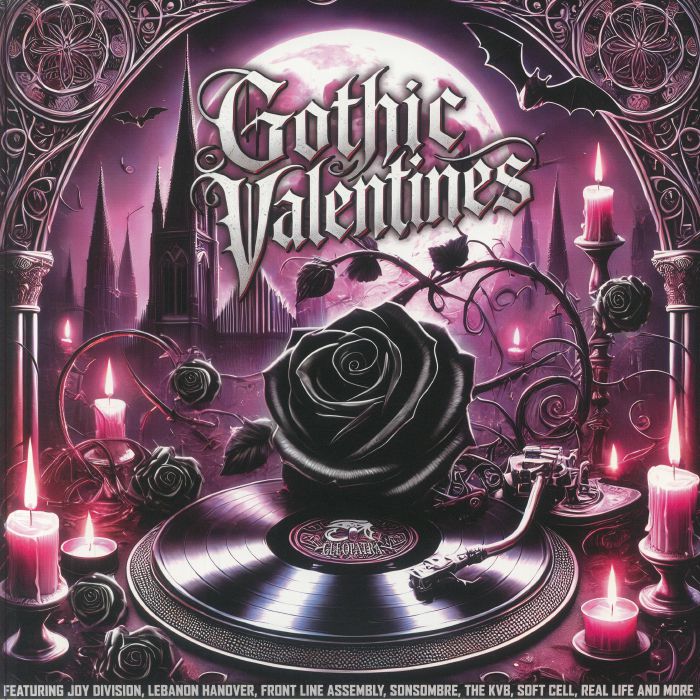 Gothic Valentines - Limited Edition Purple & Black Splatter Vinyl LP vinyl record cover