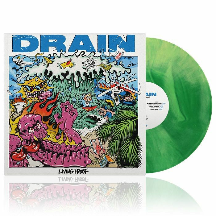 Living Proof - Limited Edition Green & Yellow Galaxy Vinyl LP vinyl record cover