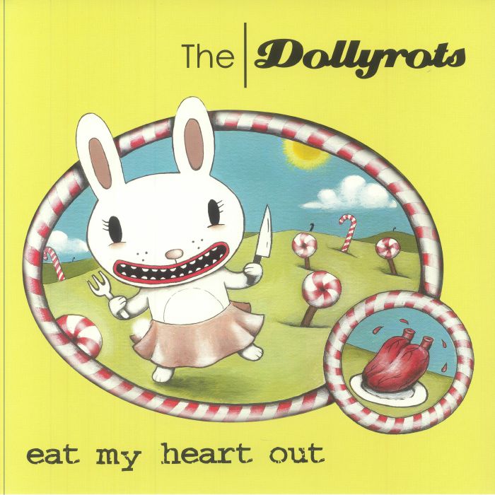 Eat My Heart Out - Red & White Pinwheel Vinyl LP vinyl record cover