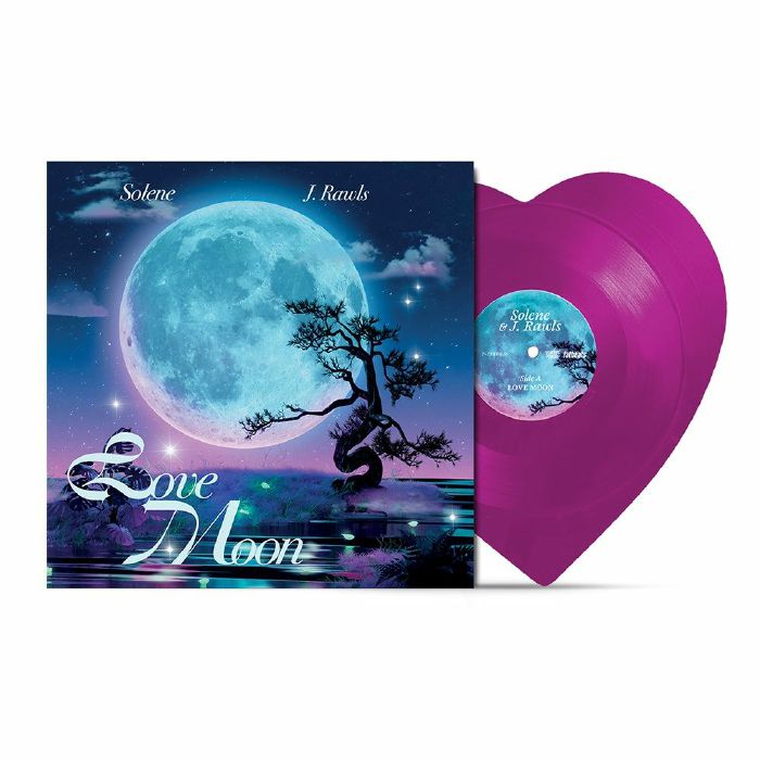 Love Moon - Heart-Shaped Magenta Vinyl Single vinyl record cover
