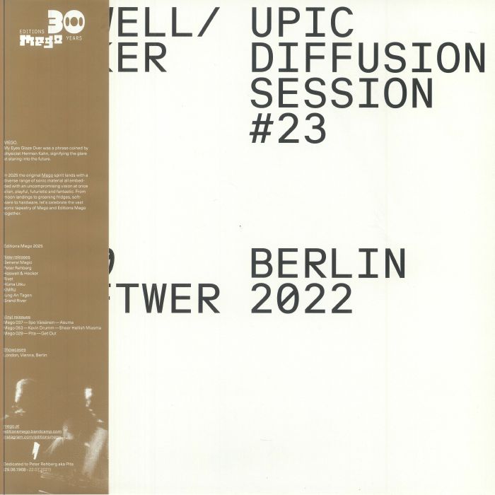 UPIC Diffusion Session #23 - Vinyl LP vinyl record cover