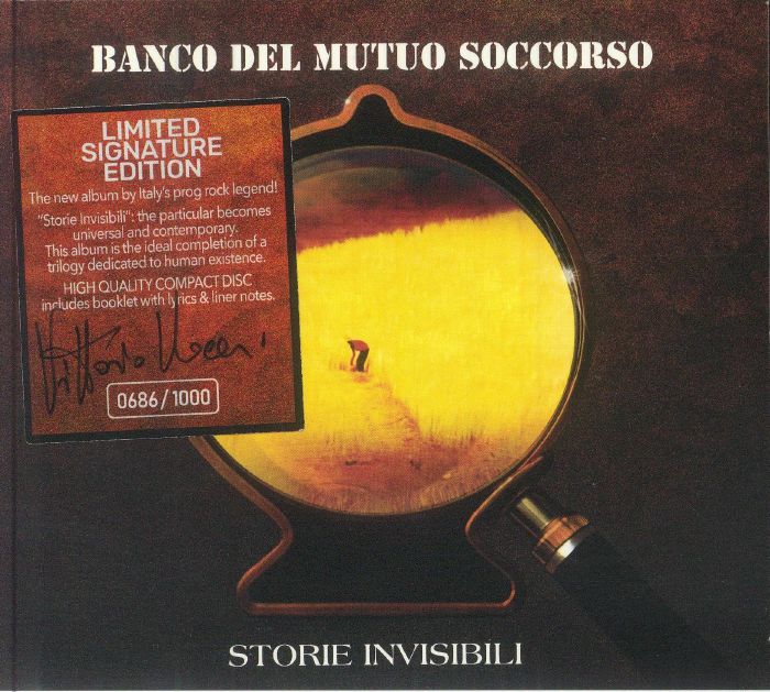 Storie Invisibili (Italian Version) - Limited Numbered Autographed CD CD cover