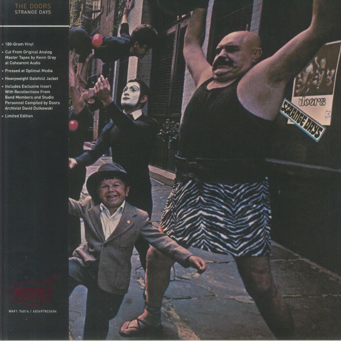 Strange Days - Rhino High Fidelity Vinyl LP vinyl record cover