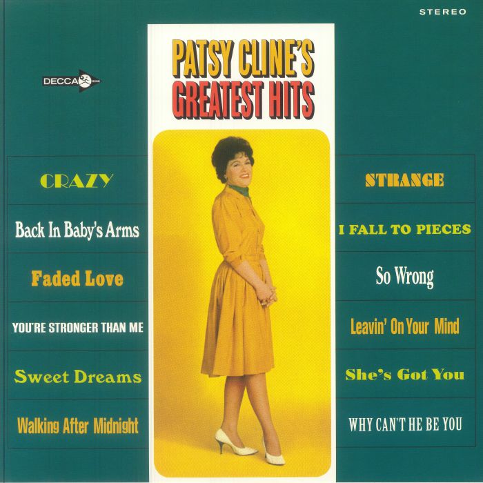 Patsy Cline's Greatest Hits - Pink Vinyl LP vinyl record cover