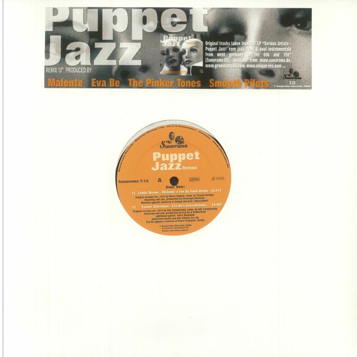 Puppet Jazz (Remixes) - Vinyl EP vinyl record cover