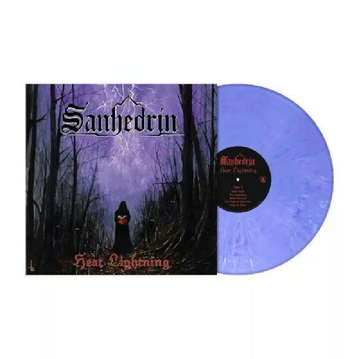 Heat Lightning - Violet Blue Marbled Vinyl LP vinyl record cover