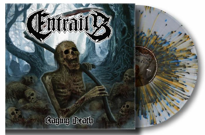 Raging Death - Limited Edition Clear Splatter Vinyl LP vinyl record cover