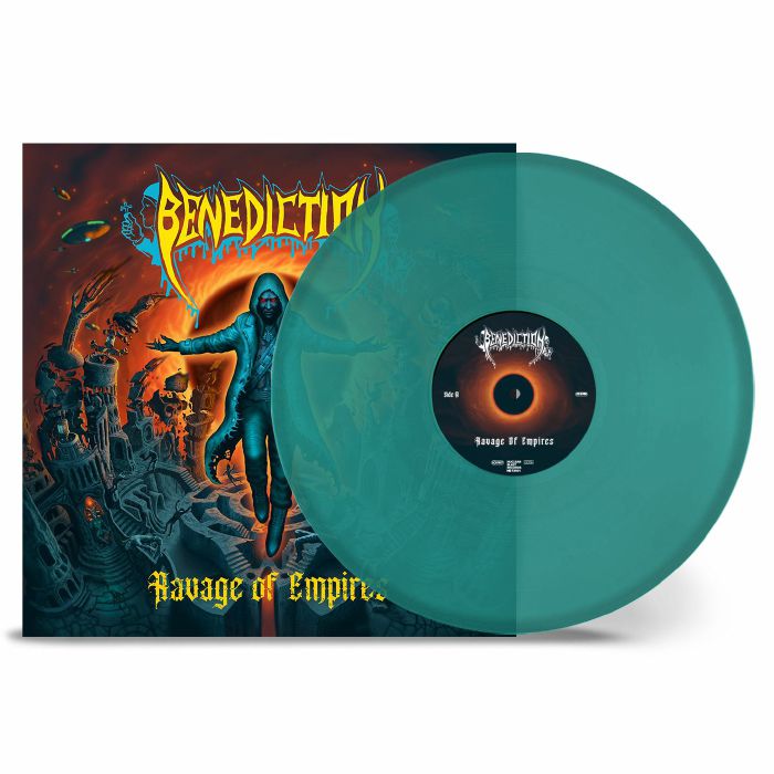 Ravage Of Empires - Petrol Green Vinyl LP vinyl record cover