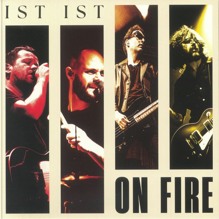 On Fire - Orange & Yellow Split Vinyl LP vinyl record cover