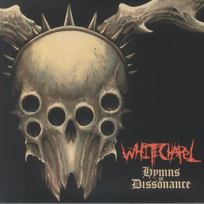 Hymns In Dissonance - Limited Edition Red & Bone White Vinyl LP vinyl record cover