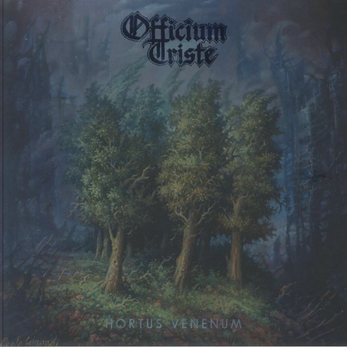Hortus Venenum - Limited Edition Green and Blue Splatter Vinyl LP vinyl record cover