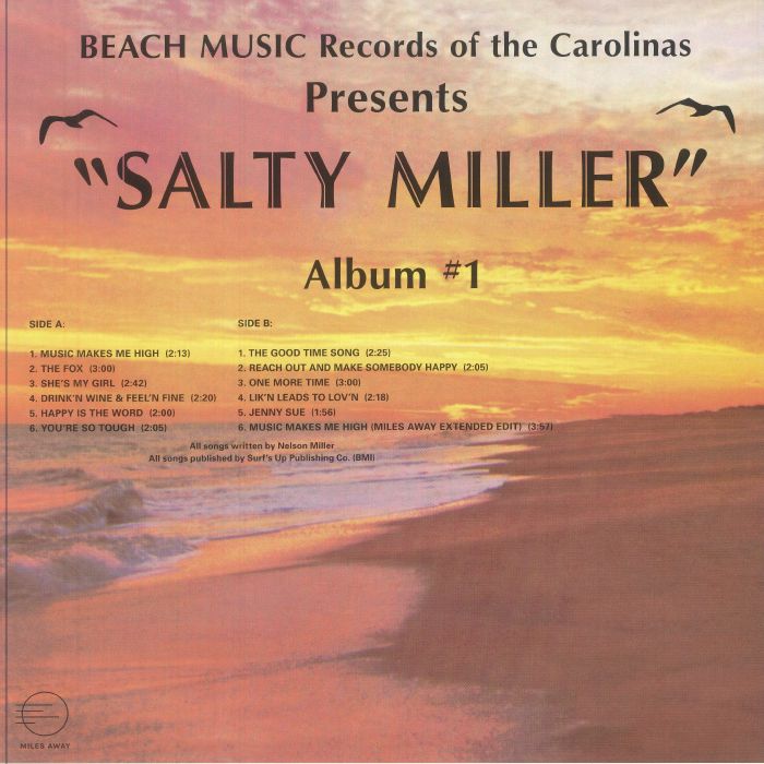 Beach Music Records Of The Carolinas Presents Album 1 - Vinyl LP vinyl record cover