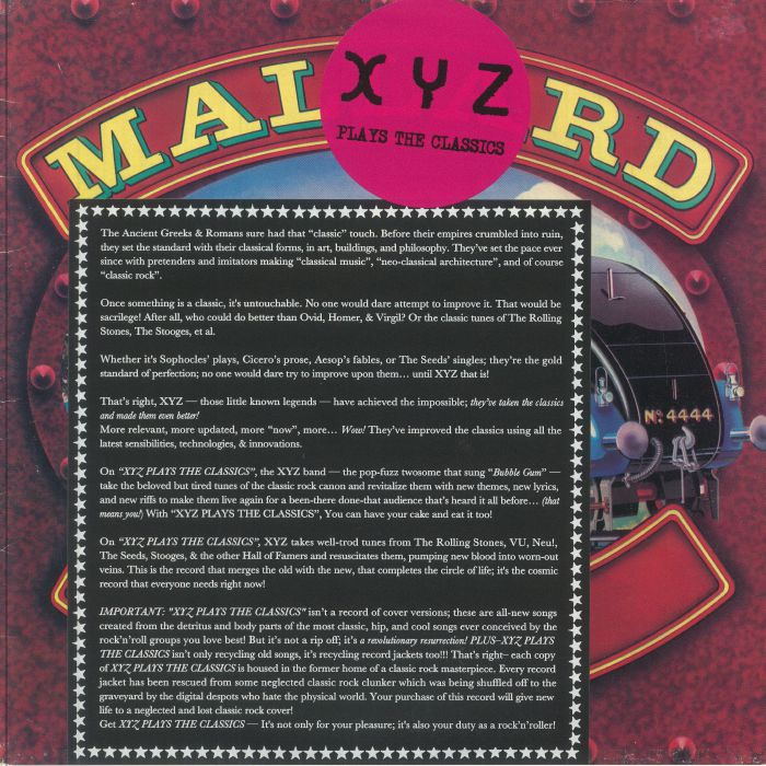 Plays The Classics - Vinyl LP vinyl record cover