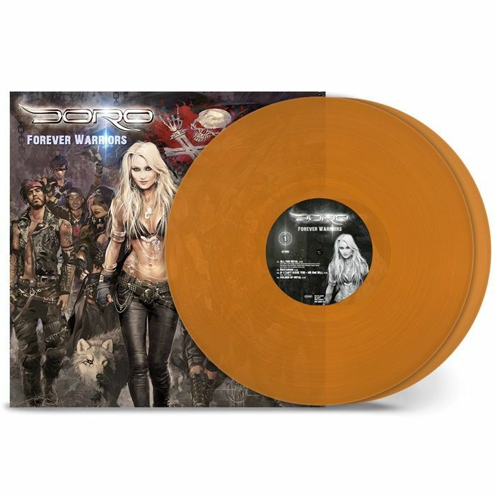 Forever Warriors - Limited Edition Translucent Orange Vinyl 2xLP vinyl record cover