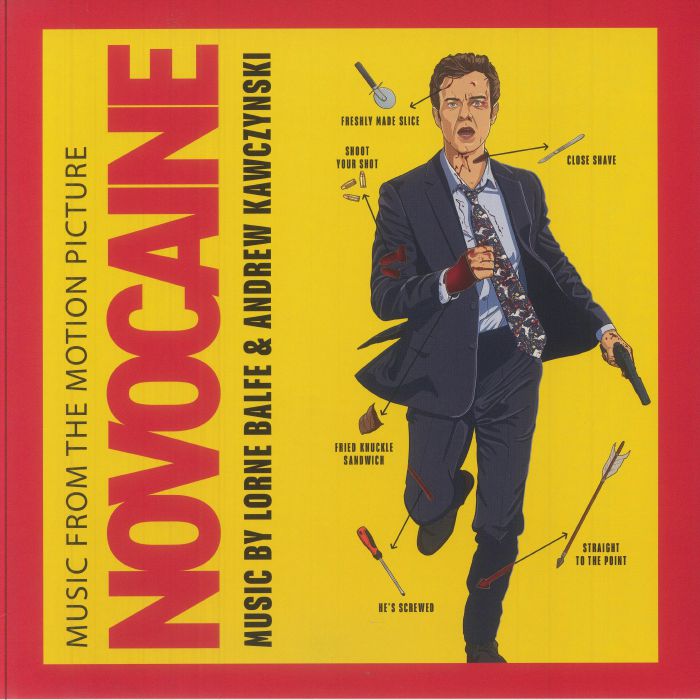 Novocaine (Soundtrack) - Limited Edition Tri-Coloured Vinyl LP vinyl record cover