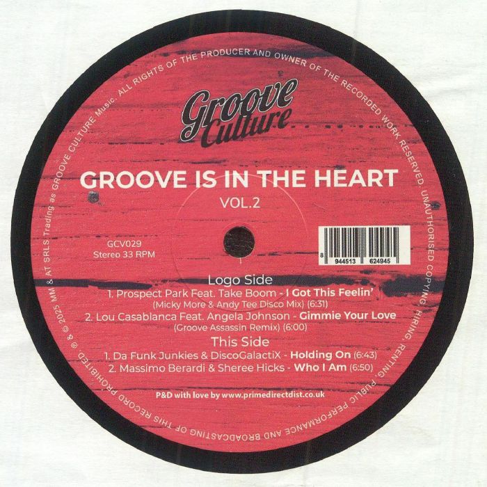 Groove Is In The Heart Vol 2 - Vinyl EP vinyl record cover