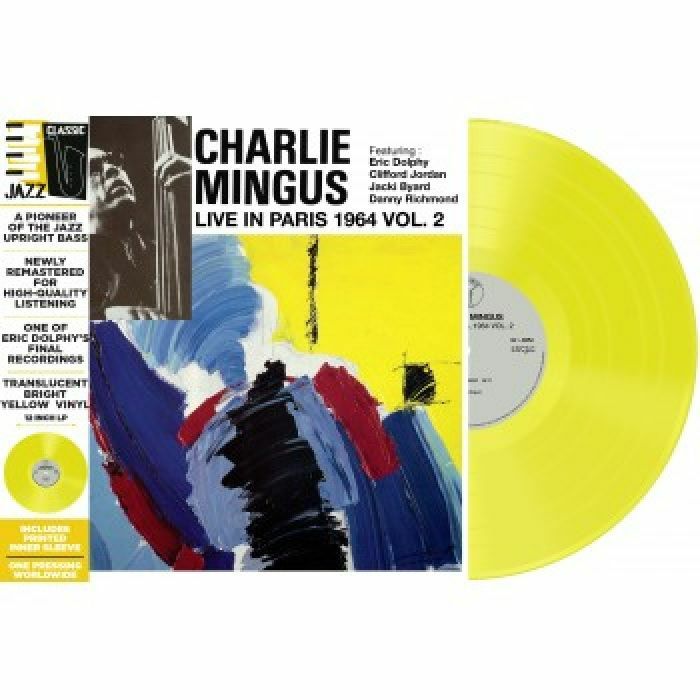 Live In Paris 1964 Vol 2 - Yellow Vinyl LP vinyl record cover
