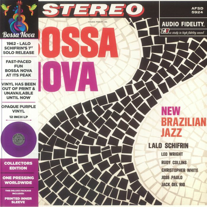 Bossa Nova, New Brazilian Jazz - Limited Edition Purple Vinyl LP vinyl record cover