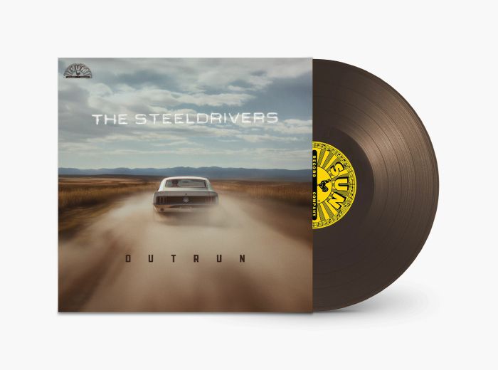 Outrun - Whiskey Brown Vinyl LP vinyl record cover