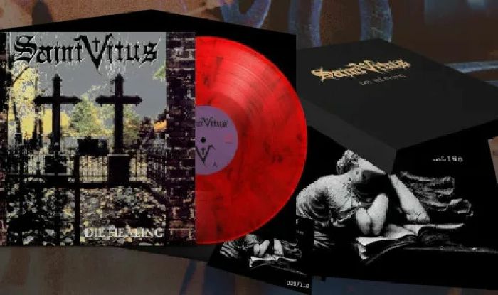 Die Healing - Limited Edition Red Marbled Vinyl LP Box Set vinyl record cover