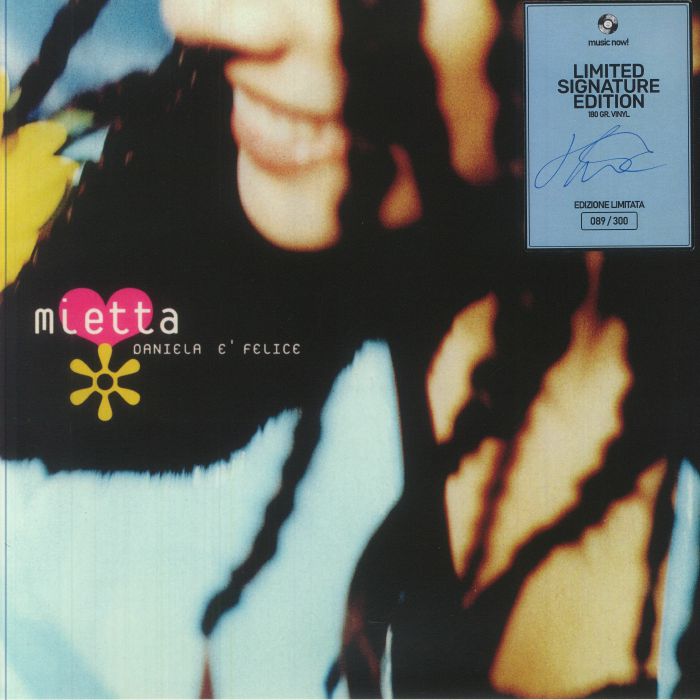 Daniela E' Felice - Limited Edition Yellow Vinyl LP vinyl record cover