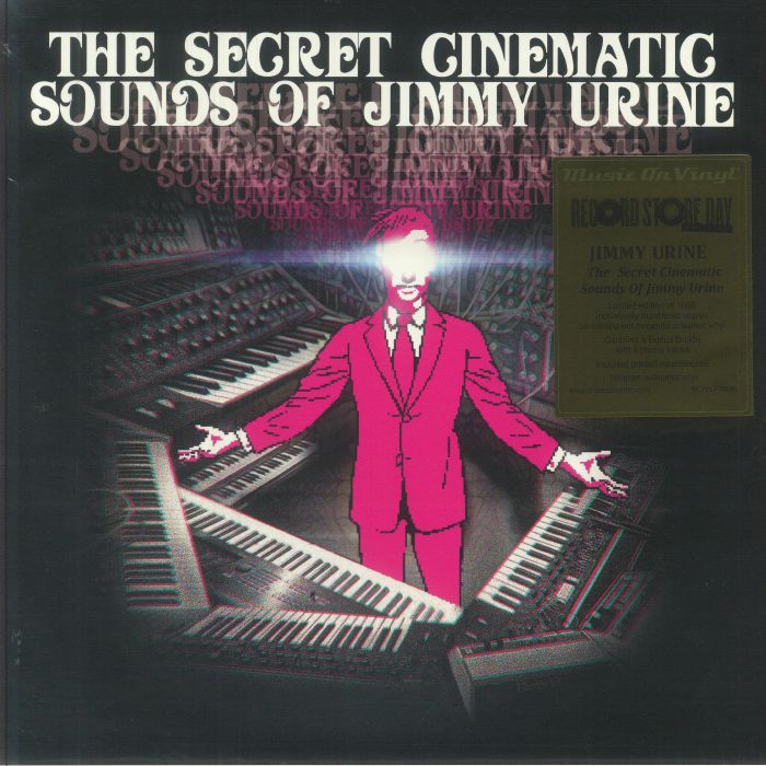 The Secret Cinematic Sounds Of Jimmy Urine - Magenta Vinyl 2xLP vinyl record cover