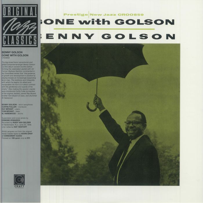 Gone With Golson - Vinyl LP vinyl record cover