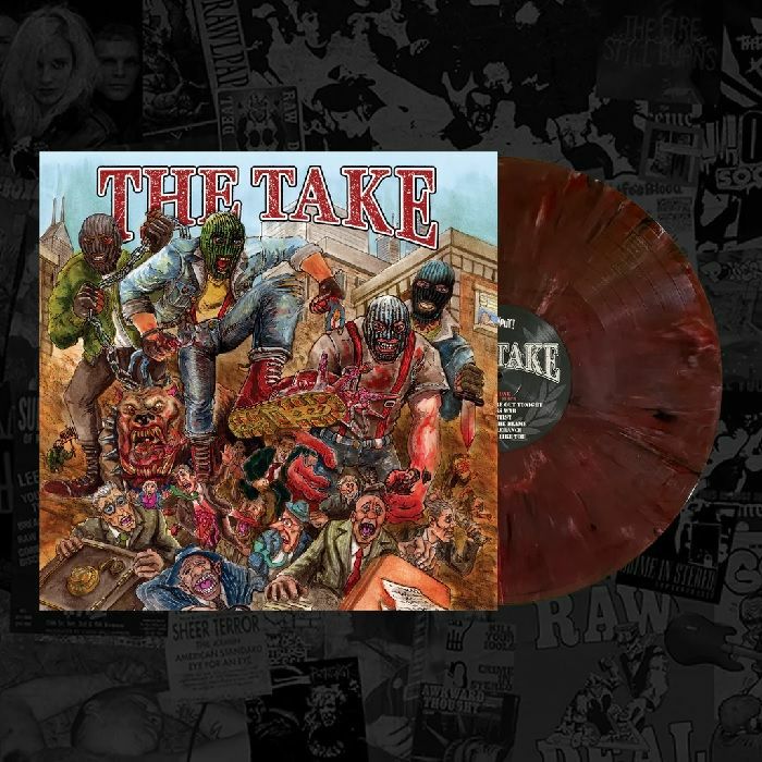 The Take - Limited Edition Dark Cherry Marbled Vinyl LP vinyl record cover