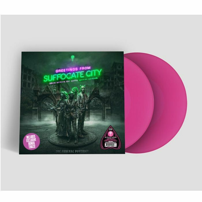 Greetings From Suffocate City: From Beyond - Limited Edition Pink Vinyl 2xLP vinyl record cover