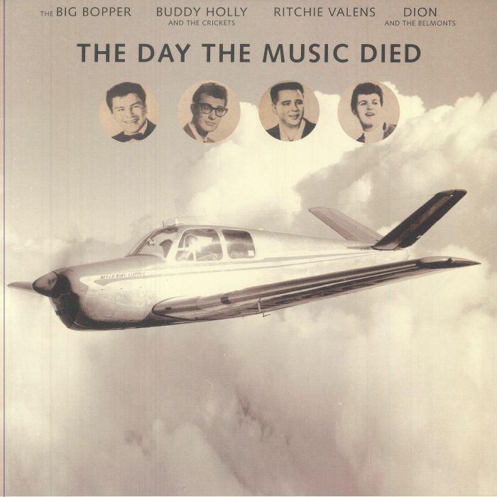 The Day The Music Died - Limited Edition Black & Gold Vinyl LP vinyl record cover