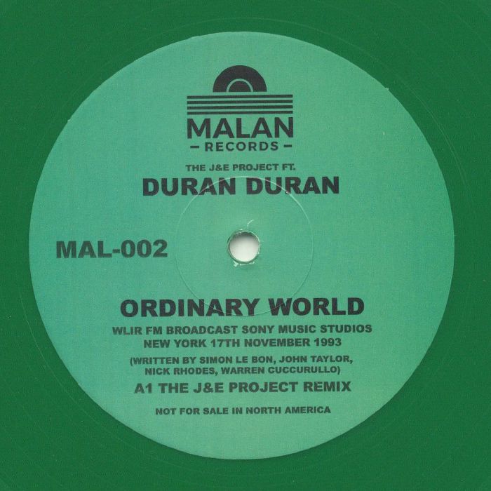 Ordinary World - Green Vinyl Single vinyl record cover