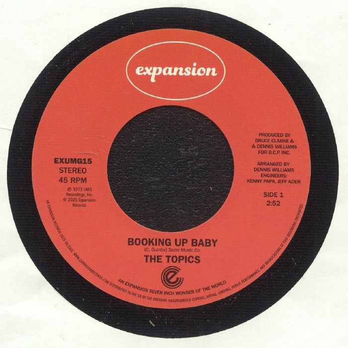 Booking Up Baby - Vinyl Single vinyl record cover