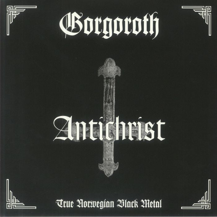 Antichrist - Black & White Split Vinyl LP vinyl record cover