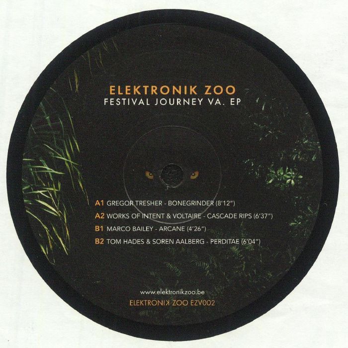 The Elektronik Zoo: Festival Journey VA - Vinyl EP vinyl record cover
