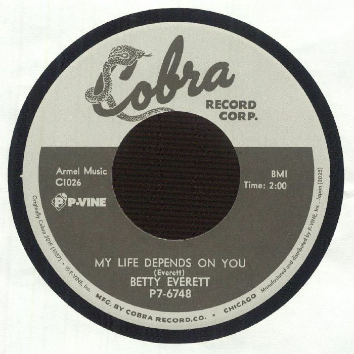 My Life Depends On You / My Love - Vinyl Single vinyl record cover