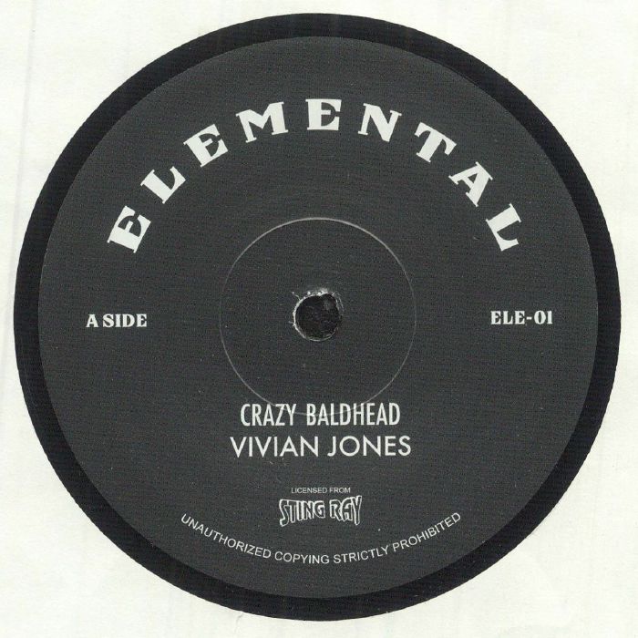 Crazy Baldhead - Vinyl Single vinyl record cover